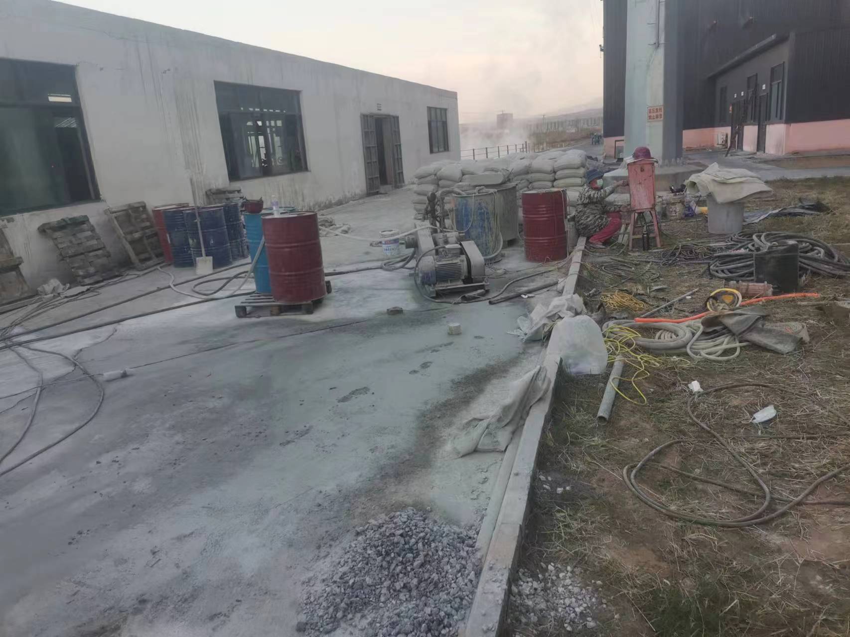 台安厂房地基沉降注浆